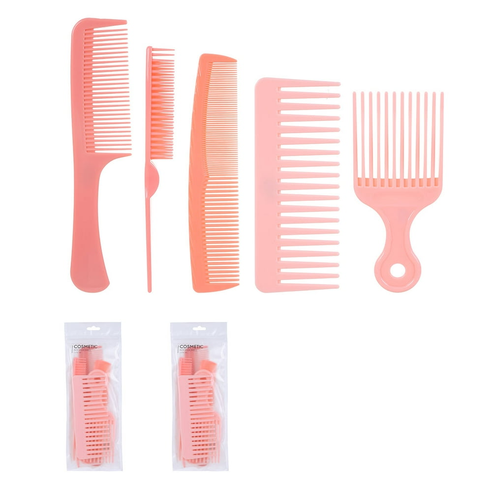 MINISO 5 Pack Professional Styling Comb Set Wide Tooth for Women Girls