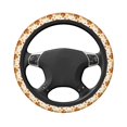thumbnail image 5 of Cauagu Thanksgiving With Turkey Print Car Steering Wheel Cover - Universal Car Accessory for Diverse Cars for Steering Wheel with a Diameter of 14.5"-15", 5 of 7