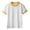Yellow, variant on ShiShine Toddler Boy Girls Cotton Short Sleeve T Shirts Solid Color Crewneck Tee Tops Summer Casual Loose Blouses Summer Clothes Size 2-13T