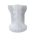 thumbnail image 2 of Tnobhg Candle Holder Epoxy Resin Mold Handmade Silicone Easy Release DIY 3D Vintage Candleholder Ornament Cement Gypsum Mould Home Supplies, 2 of 7