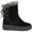 Black, variant on JOURNEE COLLECTION Womens Gray Lace Up Back Studded Cushioned Kaskae Round Toe Platform Snow Boots 8.5