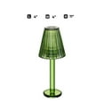 thumbnail image 3 of Aria Home Lya 12" Candle Holder Lamp - Elegant Glass Crystal, Solid Color, Romantic Decor, 3 of 11