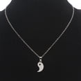 thumbnail image 4 of Women Men Yin Yang Necklace, Fashion Non-fading Alloy Puzzle Pendant Couple or Friend Necklaces Jewelry for Friendship Boyfriend Girlfriend 1Pair, 4 of 8