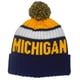 thumbnail image 1 of Gorro de punto Hoiboo Michigan con pompón de invierno para hombre y mujer, 1 of 6