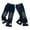 Navy10, variant on Chbgutlmr Girls Flared Jeans Elastic Waist Denim Pants Casual Fitted Bell Bottoms Kids Toddler Clothes