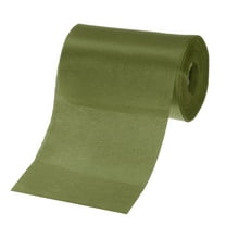 Uxcell 4 Inches x 24 Yards Olive Color Satin Ribbon for Gift Decoration, Polyester