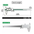 thumbnail image 6 of 150Mm Fraction / Mm / Inch Stainless Steel Digital Caliper Electronic Metal Pachometer Calibrator Measuring Caliber, 6 of 6