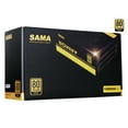 thumbnail image 7 of SAMA 1000W Power Supply 80 Plus Gold Full Modular Full Voltage ECO Mode 12V FDB Fan ATX PC PSU for GPU 3090ti 4080 4090 Support PCI-E 5.0 Extension 10 Year Warranty Black, 7 of 7