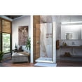 thumbnail image 5 of DreamLine Unidoor 34-35 in. W x 72 in. H Frameless Hinged Shower Door in Brushed Nickel, 5 of 12