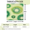 thumbnail image 2 of Green Tie Dye Pattern Square Fitted Tablecloth with Elastic Edge,Square Table Cover,Washable Elastic Table Cover for Home Kitchen Party Decor 34"x34", 2 of 6