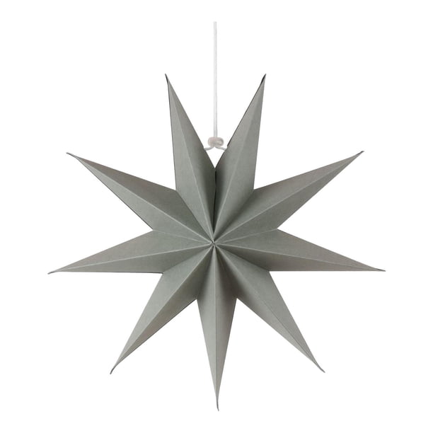 Adorno colgante de estrella de 9 puntas, práctico para cumpleaños, bodas y fiestas 30 centímetros