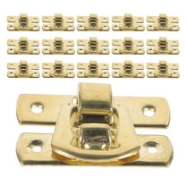 Worgeous 20pcs Small Hasp Latch Gift Box Lock Jewelry Box Hasp Latch Wood Box Buckle Locks