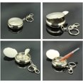 thumbnail image 3 of 2pc Mini Portable Pocket Ashtray/Vehicle Cigarette Ashtray, Stainless Steel Ashtray with  Cigarette Snuffer and Key Chain, Modern Ash Holder for Outdoor Use, 3 of 7