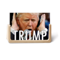 thumbnail image 1 of American contra Trump enojado imagen Pantalla de escritorio fotográfica de madera, 1 of 4