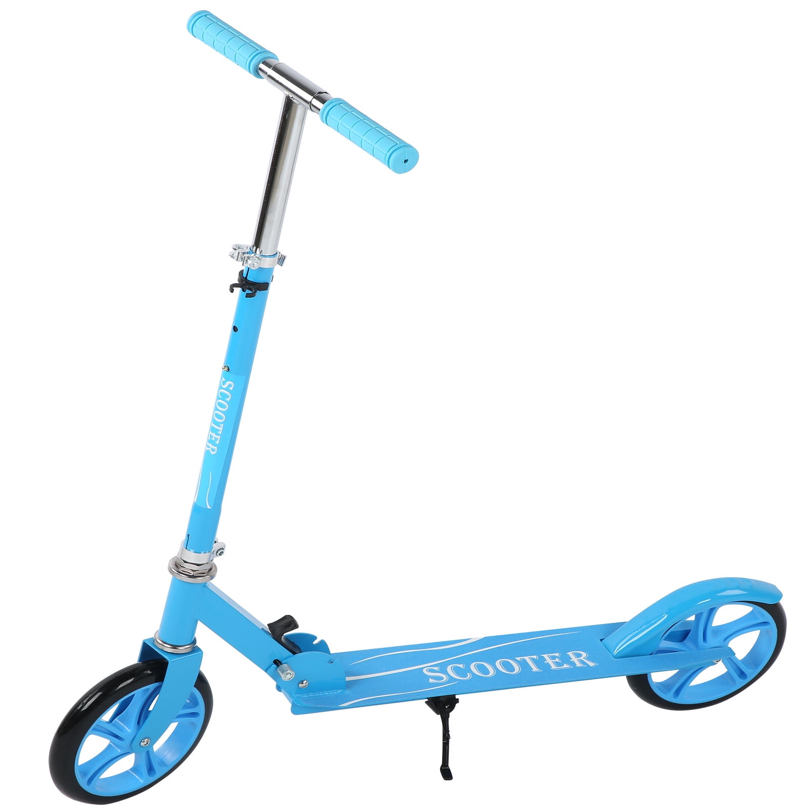 220 Lbs Max Load Adjustable Height Alloy Anti-Slip Deck Scooter for Kids Ages 8 and Up Foldable Lightweight Kick Scooter Teens Youth Kids Outdoor Toys with Front & Rear Brake 7.9 Big Wheels 