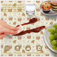 thumbnail image 6 of Easter and Easter Baskets Cream Yellow Pattern Round Tablecloth 60", Wrinkle-Resistant Wipeable Cover for Kitchen, Dining, Picnic & Patio, 6 of 6