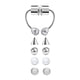 thumbnail image 3 of Aros de acero inoxidable para la nariz, juego de piercings para la nariz, accesorios modernos y cómodos. Estilo B, 3 of 9