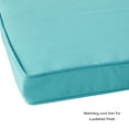 thumbnail image 4 of Greendale Home Fashions 18 x 18 in. Teal Outdoor Dining Seat Cushion (4-Pack), 4 of 6