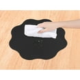 thumbnail image 3 of REGALWOVEN Placemat Set of 6 Faux Leather Placemats for Kitchen Dining Table Decor, Washable Table Placemats Wipeable Table Mat Black 15*15in, 3 of 7