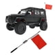 thumbnail image 3 of Antena de coche RC con bandera para WPL B14 B14K, modificación de coches, camiones y vehículos. rojo, 3 of 9