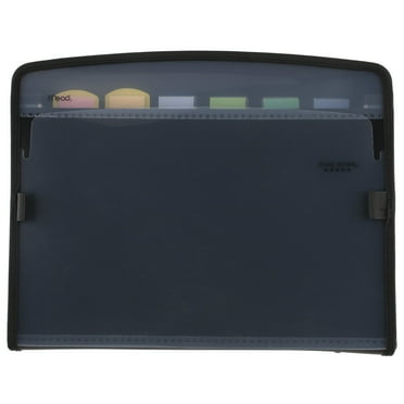 Five Star 7-Pocket Expanding File with Reminder Tabs, Black (35294)