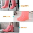thumbnail image 4 of IBASETOY 1 Pair of Rain Shoes for Women Waterproof PVC Transparent Protect Feet for Wet Conditions, 4 of 8