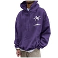 thumbnail image 1 of Men's Hooded Print Pattern Fashion Loose Men's And Women's Long Sleeve Hooded Sweatshirt 4XL, 1 of 4