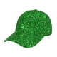thumbnail image 1 of Fotbe Green Glitter Gorro Clásico de Béisbol, Gorra Ajustable con Broche Snapback, Gorro de Exterior de Algodón Suave, 1 of 6