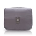 thumbnail image 2 of Colgante Bolso de aseo Oxford Paño Cosmético Organizador de gran capacidad con gancho Bolsas de almacenamiento de bolsa plegable Gray seitruly HA010962-01, 2 of 7