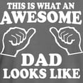 thumbnail image 3 of CafePress - This Is What An Awesome Dad Looks Like T Shirts T - Mens Comfort Colors Shirt, 3 of 5
