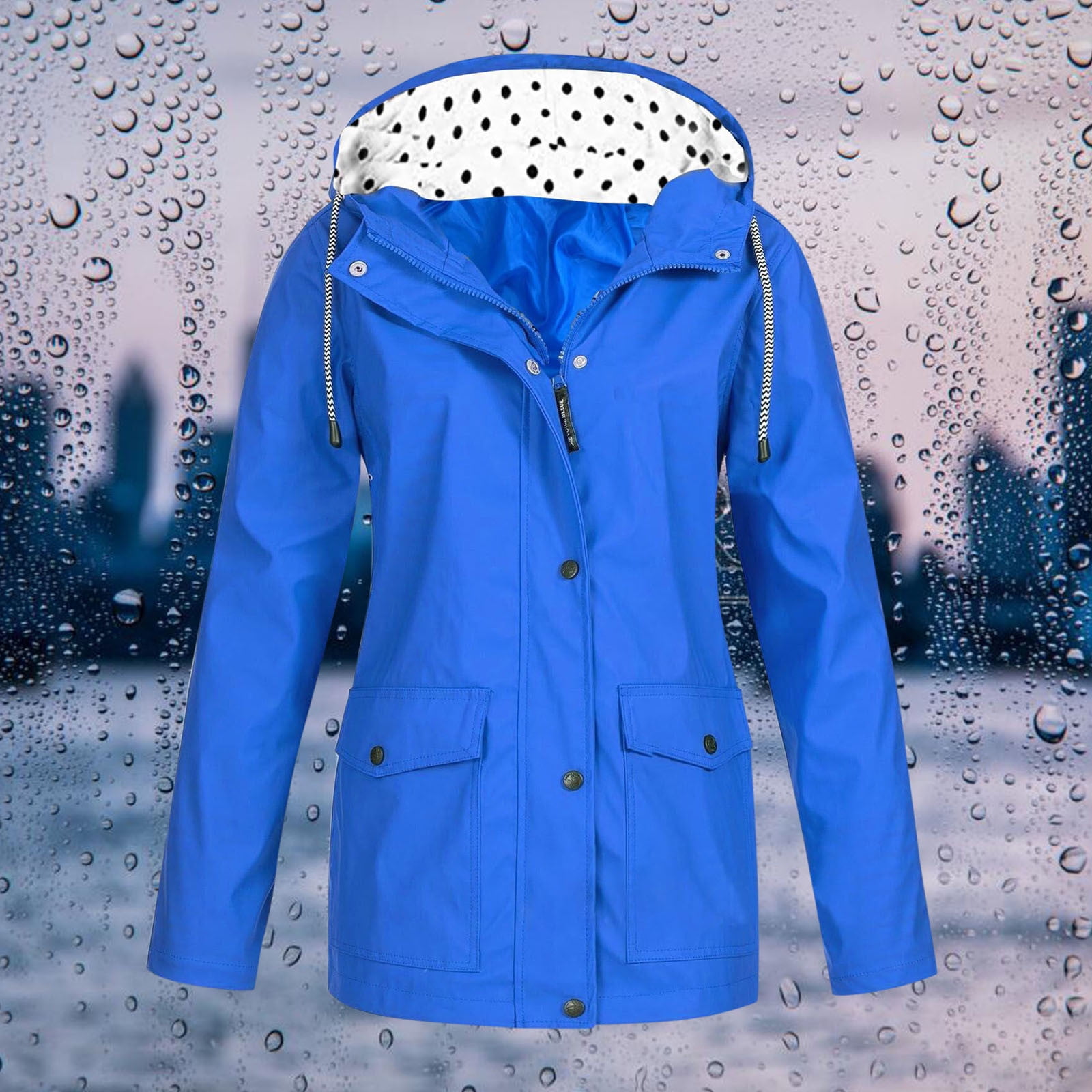 Imperméable Veste de Randonnée Taille Légère 13 Coupe-Vent