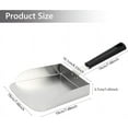 thumbnail image 3 of Duslogis Metal Spatula, Heavy Duty Stainless Steel Griddle Burger Spatula Barbecue Hamburger Turner Grilling BBQ Griddle Accessories Smash Burgers Food Mover for Stir Fry Cook and Move Food, 3 of 7