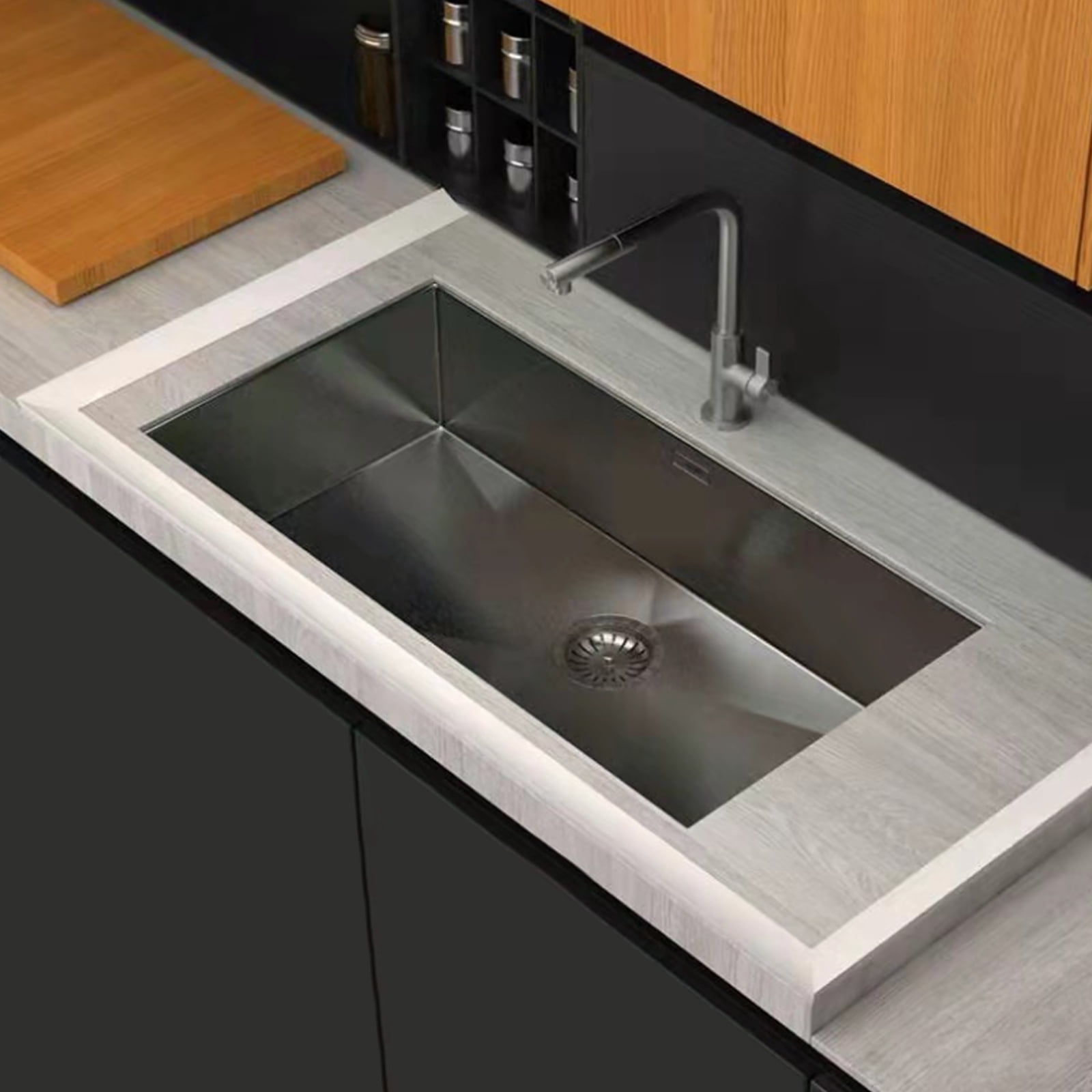 1M-4M Water Barrier for Sink, Silicone Water-Blocking Self-Adhesive Splash Guard, Suitable for The Gap Between the Shower Kitchen Countertop Sink and Cooktop,by