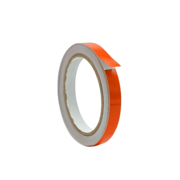WOD RTC7 Engineering Grade Retro Reflective Tape Orange, 1/2 inch Wide x 30 ft. Outdoor Waterproof Safety Reflector for Autos, Bikes, Camper, RV, Boat Striping, and Traffic Signage Marking