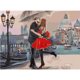 thumbnail image 2 of Cuadros Decorativos Pareja besándose pintura al óleo parcial por números DIY lienzo arte de pared imagen artesanal Ndcxsfigh Nuevos Originales, 2 of 9