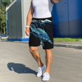 thumbnail image 3 of Daiia Ocean Turtle Mens Woven Stretch Pajama Short,Short Pajama Pants-4X-Large, 3 of 7
