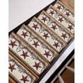 thumbnail image 7 of Stair Treads for Wooden Steps, Red Texas Star Rustic Peel and Stick Stair Treads with Adhesive, Country Star Berries Wooden Non Slip Indoor Stairs Runner Rugs Mats for Elders Dogs 8"x30" 7PCS, 7 of 7