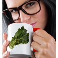 thumbnail image 2 of 3drose, Close Up Bundle of Collard Greens, 15oz Two-tone Red Mug, 2 of 6
