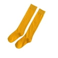 thumbnail image 2 of Minnieouse 1 par de calcetines de algodón hasta la rodilla para mujer, medias largas para fiesta escolar, suministros transpirables para absorber el sudor Medias Amarillo Minnieouse AP012073-04, 2 of 6