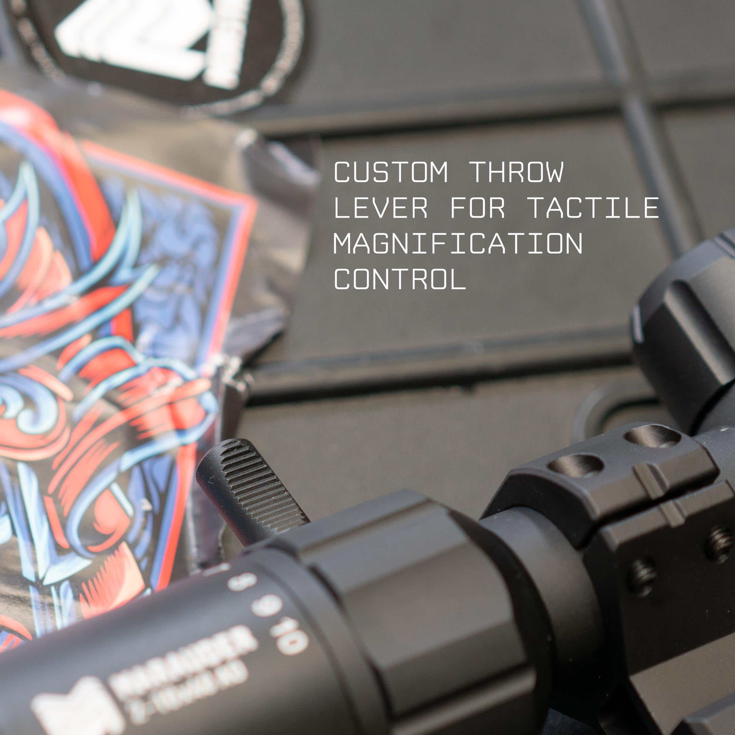 Monstrum Marauder 3-12x44 Rifle Scope with AO Adjustable Objective | Black | FMR03 Reticle
