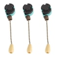 thumbnail image 1 of Interruptor de cable de cadena de tracción, interruptor de cadena de tracción de luz de techo de 3 piezas, interruptor de lámpara de ventilador de techo elaborado por expertos, 1 of 12