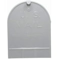 thumbnail image 4 of Stanley Extra-Large Capacity Galvanized Steel Grey, Post-Mount Mailbox, ST200000, 4 of 6