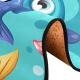 thumbnail image 4 of Cartoon Fish 72×24 inch Runner Rug Non-Slip Pads Ares Rugs Washable for Bedroom Bathroom Living Room, 4 of 6