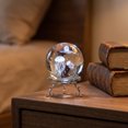 thumbnail image 6 of Unique Bargains Crystal Ball Figurine 3D Glass Paperweight with Base Clear Style N, 6 of 7