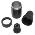thumbnail image 3 of Black Cola Can, Fashionable 304 Stainless Steel Beer Can Small Portable Simple Appearance  For Camping, 3 of 8
