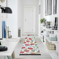 thumbnail image 4 of Yayeee Runner Rug for Bedroom 2'x6' Machine Washable Hallway Non Slip Mat, Vibrant Strawberries, 4 of 8
