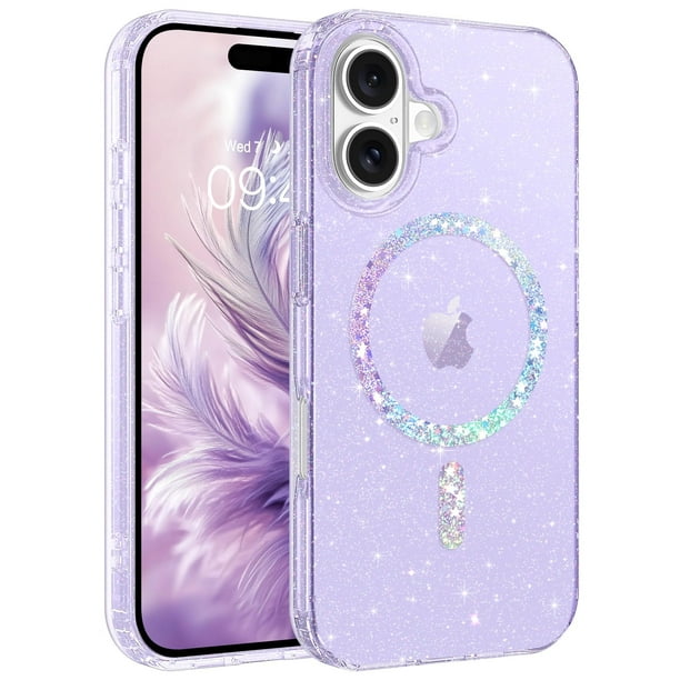 Funda magnética BENTOBEN para iPhone 16 Plus de 6.7 pulgadas, transparente
