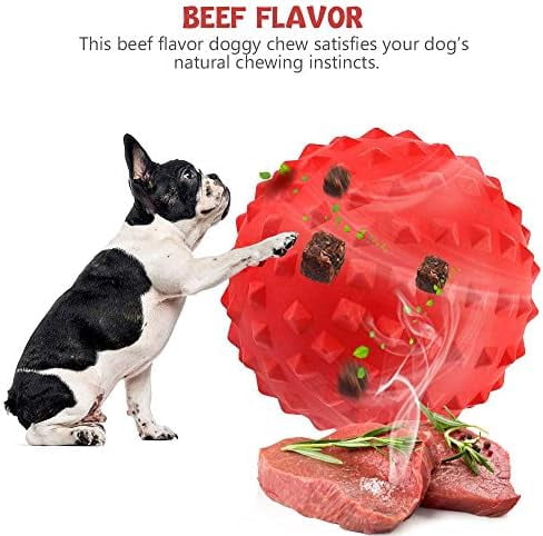 Dog Squeaky Toys for Aggressive chewers Large Breed Balls Interactive Ball Toy Almost Indestructible Tough Durable Stick Medium Small Dogs Puppy Chew with Non-Toxic Natural Rubber