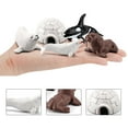 thumbnail image 3 of 10Pcs Animal Model Easy to Store Lightweight PVC Mini Arctic Winter Animals Model for Car Decoration, 3 of 10