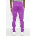 thumbnail image 4 of Weiv Gear Men’s Track Pants – Classic Slim Fit Side Stripe Drawstring Waist Ankle Zipper Active Workout Joggers Sweatpants, 4 of 4